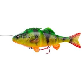 Savage Gear 4D Line Thru Perch – Nălucă realistă cu imprimare 4D și aromă pentru pescuitul răpitorilor
